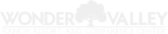 Wonder Valley logo.
